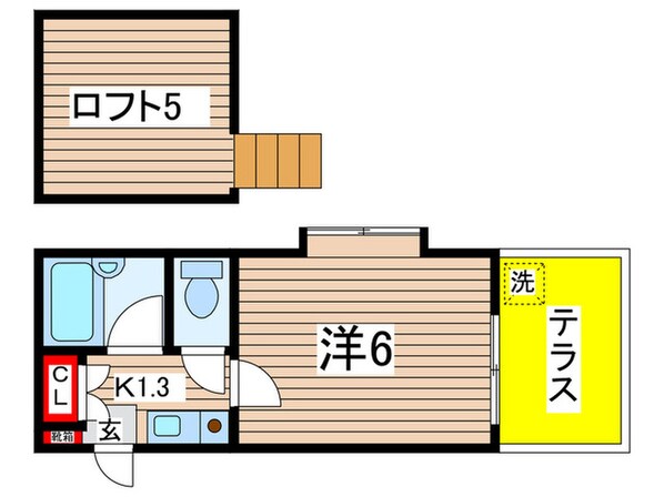 メイプルハウスの物件間取画像